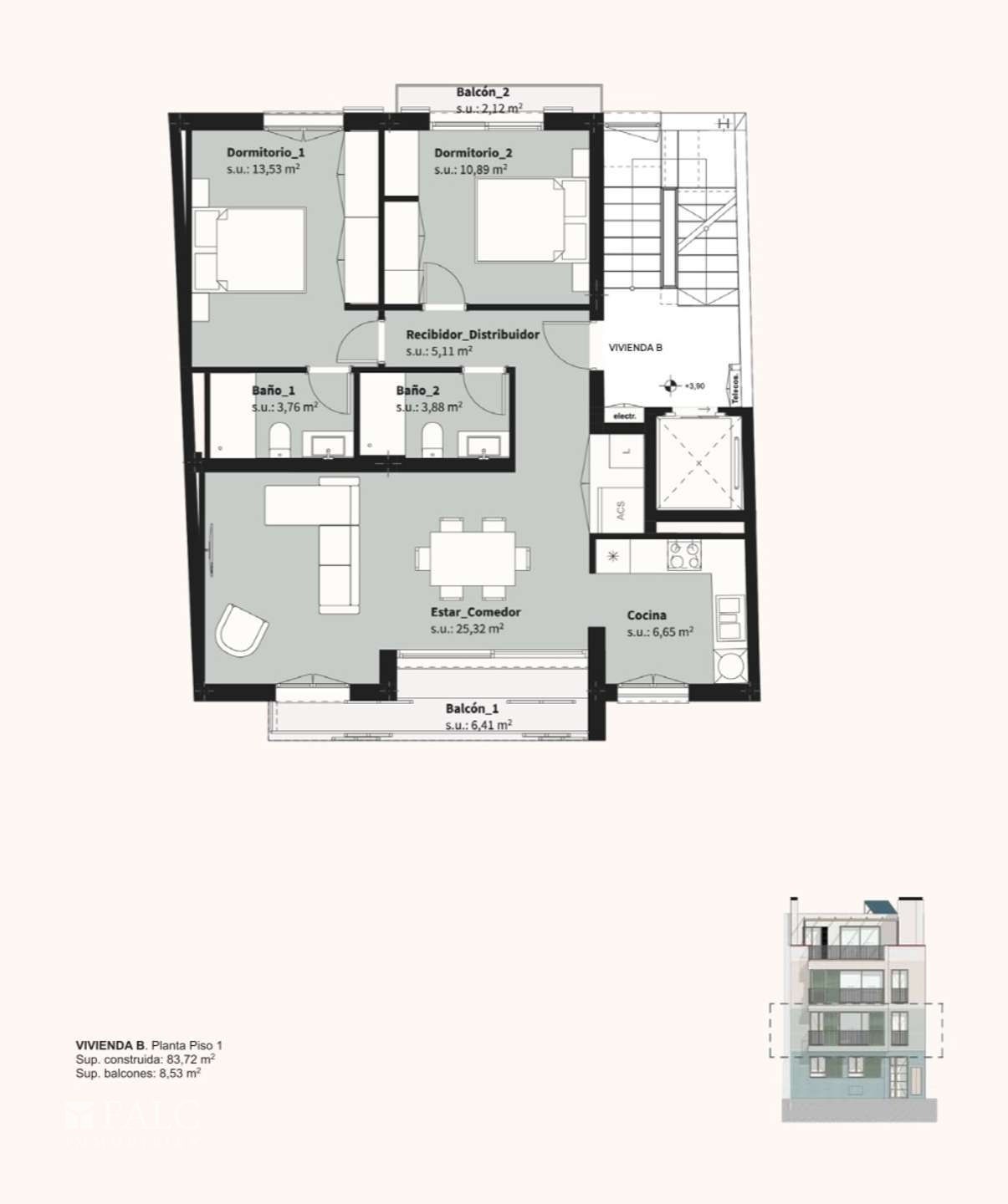 Floorplan Apt. B